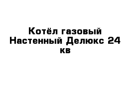 Котёл газовый Настенный Делюкс 24 кв